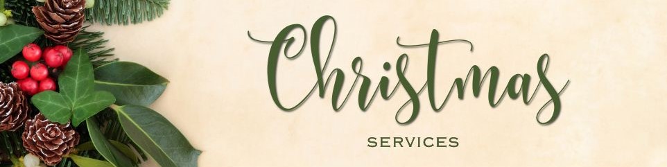 Christmas services subheader