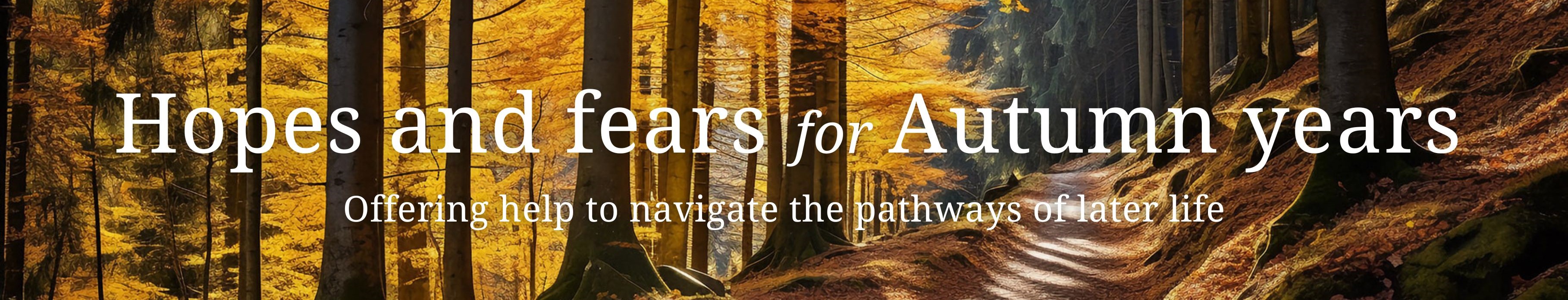 Autumn Years Webpage header